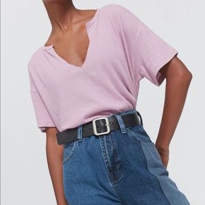 NWT BDG Jamie Split Neck Basic Tee
